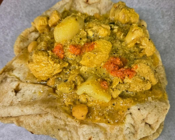 Trinidadian doubles in London Ontario at Caribbean Stove PickUp